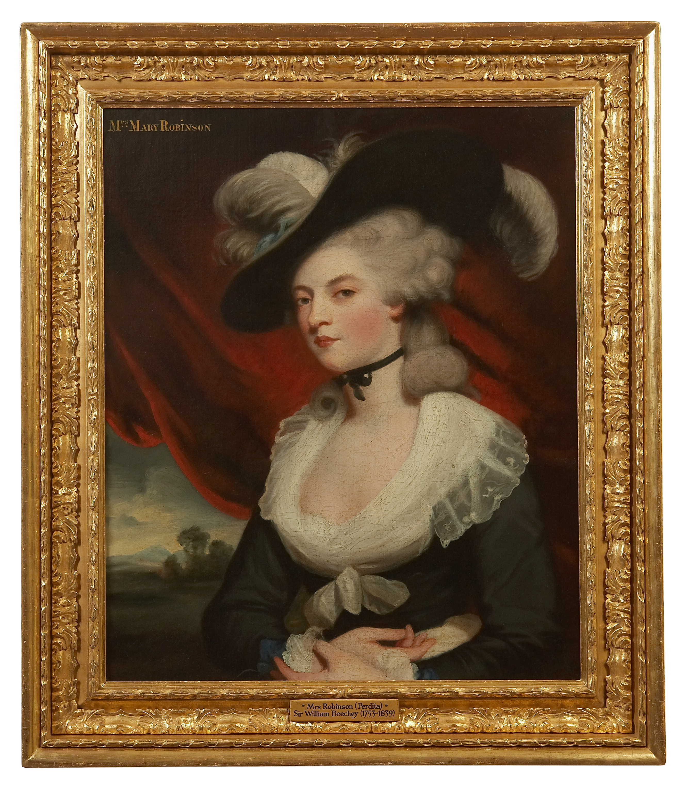 A portrait of 'Perdita' oil on canvas by Sir William Beechey R.A. (1755-1839) For Sale