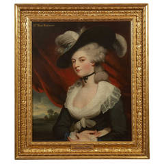 A portrait of 'Perdita' oil on canvas by Sir William Beechey R.A. (1755-1839) 2
