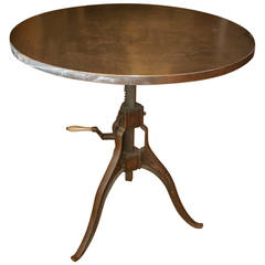 Great 19th Century Industrial Crank Table