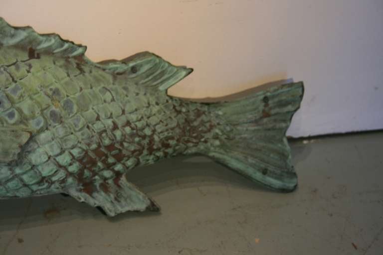 Beautiful Fish Weathervane at 1stdibs