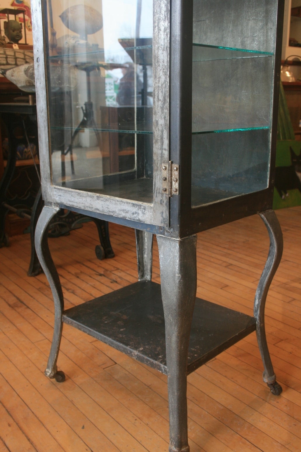 20th Century Beautiful Steel Medical or Doctor's Cabinet, circa 1900