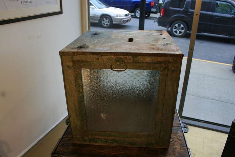 Very Rare Glass Wire Ballot Boxes In Excellent Condition In North Beninngton, VT