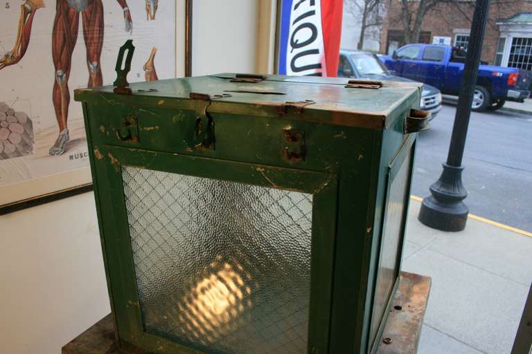 Rare Early Transparent Ballot Boxes In Distressed Condition In North Beninngton, VT