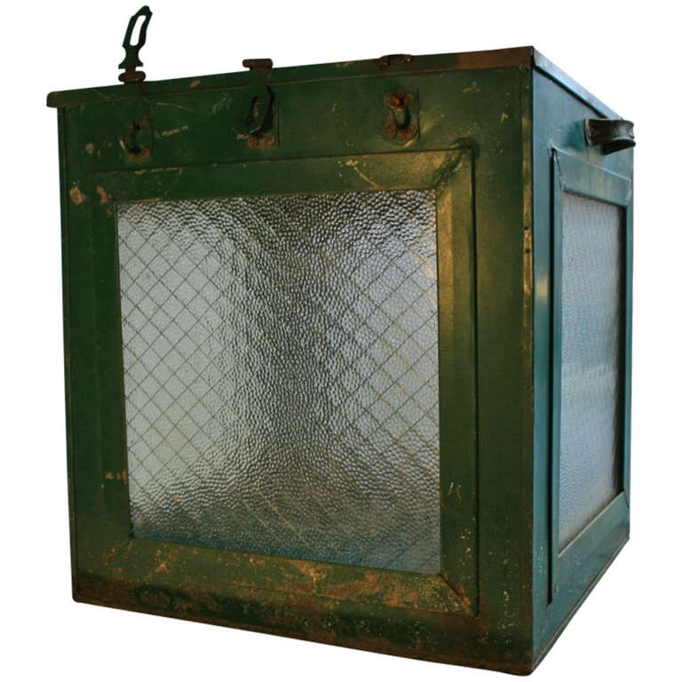 Rare Early Transparent Ballot Boxes
