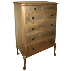 Great 1930s Tall Steel Dresser by Simmons