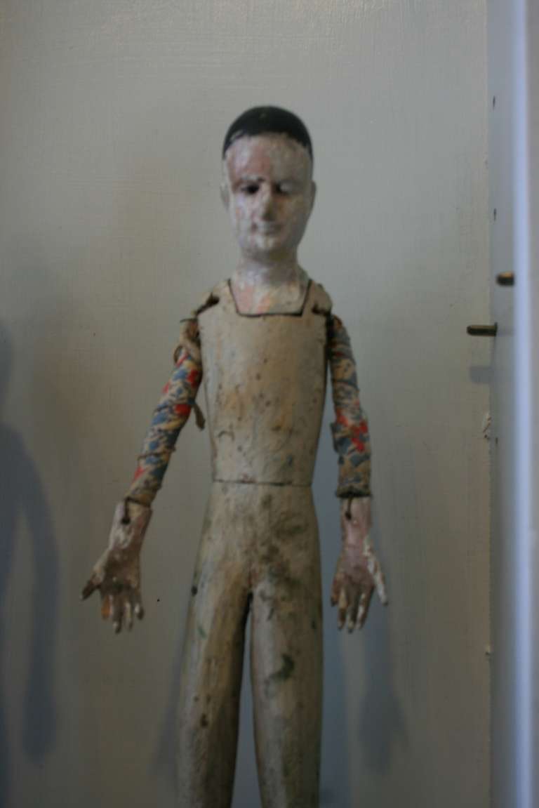 Charming Pair of Santos Figures at 1stdibs