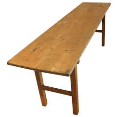 Antique Early Long Octoberfest Table