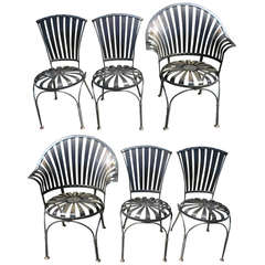 Beautiful Six Chair  French Garden Set