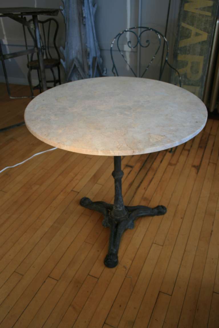 Nice Marble Top Bistro Table