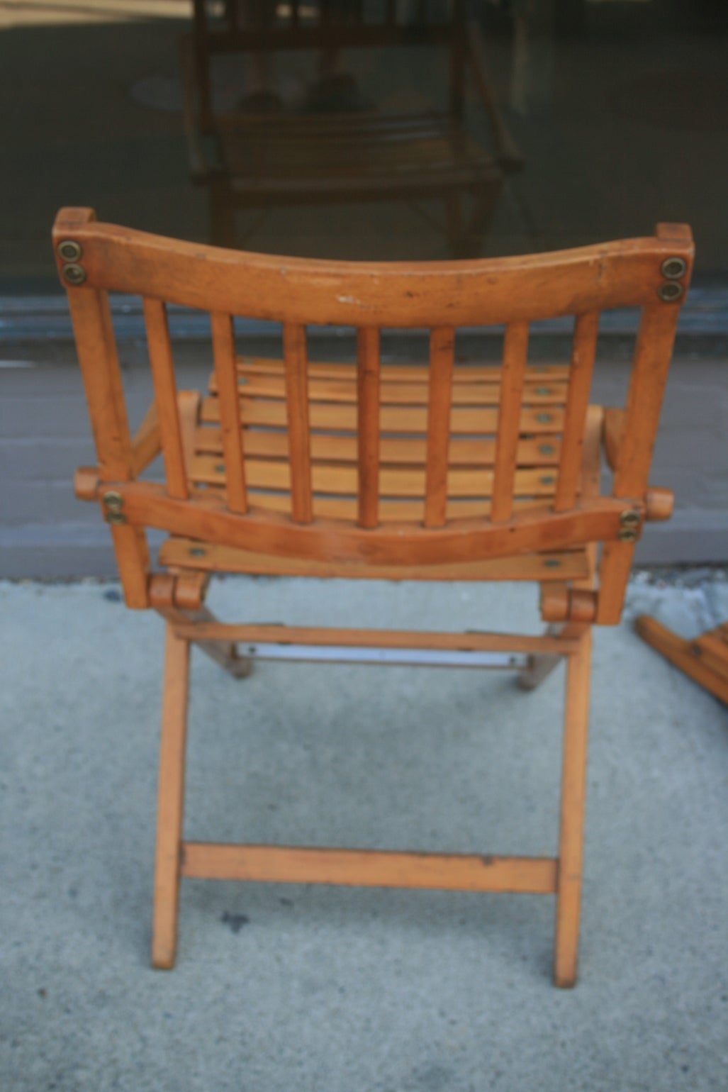 Pair of Italian Deck Chairs 2