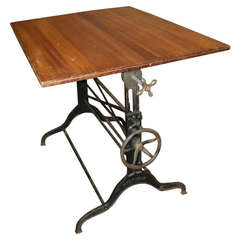 Beautiful Large 19th Century Drafting Table