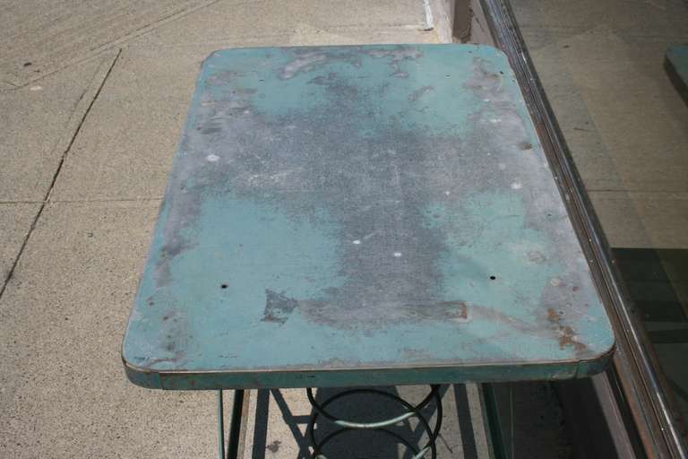 Adjustable Height Industrial Spring Table For Sale 1
