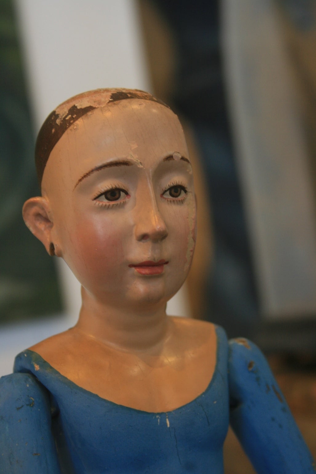 18th Century Cage Doll Santos Figure 1
