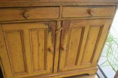 Great Yellow Painted 19th Century Canadian Cabinet