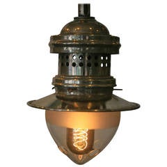 19th Century Industrial Pendant Lamp