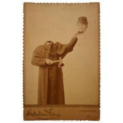 Antique Great Early CDV Trick Photography