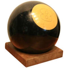 Vintage Giant Eight Ball