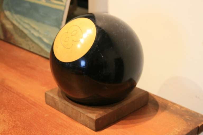 Giant Eight Ball In Excellent Condition In North Beninngton, VT