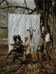 Garden of Sculptor, Elie Nadelman, NY, 1948