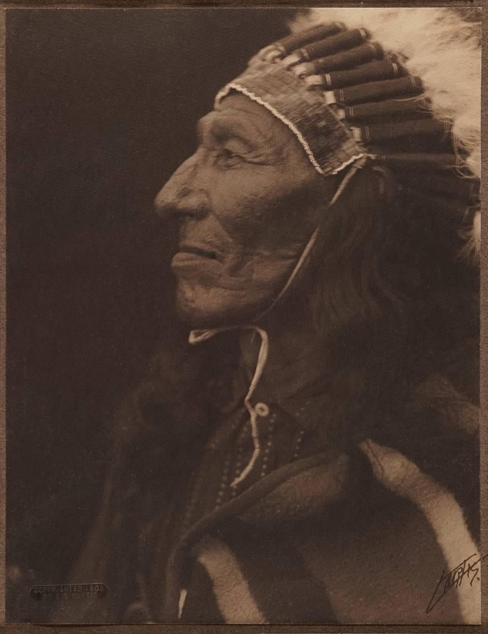 American Indian - Photograph by Edward Curtis
