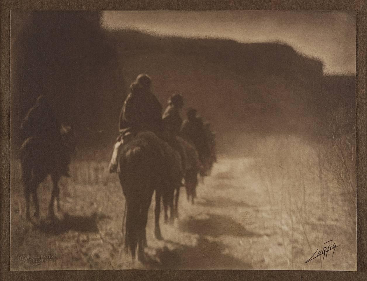 The Vanishing Race - Photograph by Edward Curtis