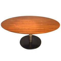 1960's Oval Dining Table