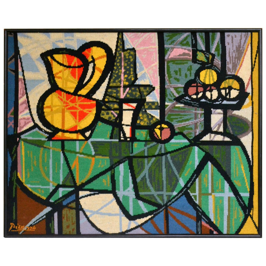 Tapestry Still Life Painting by Pablo Picasso