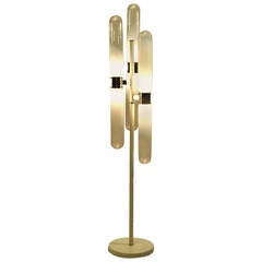Sculptural Floor Lamp with Murano Glass by Carlo Nason for Mazzega 2