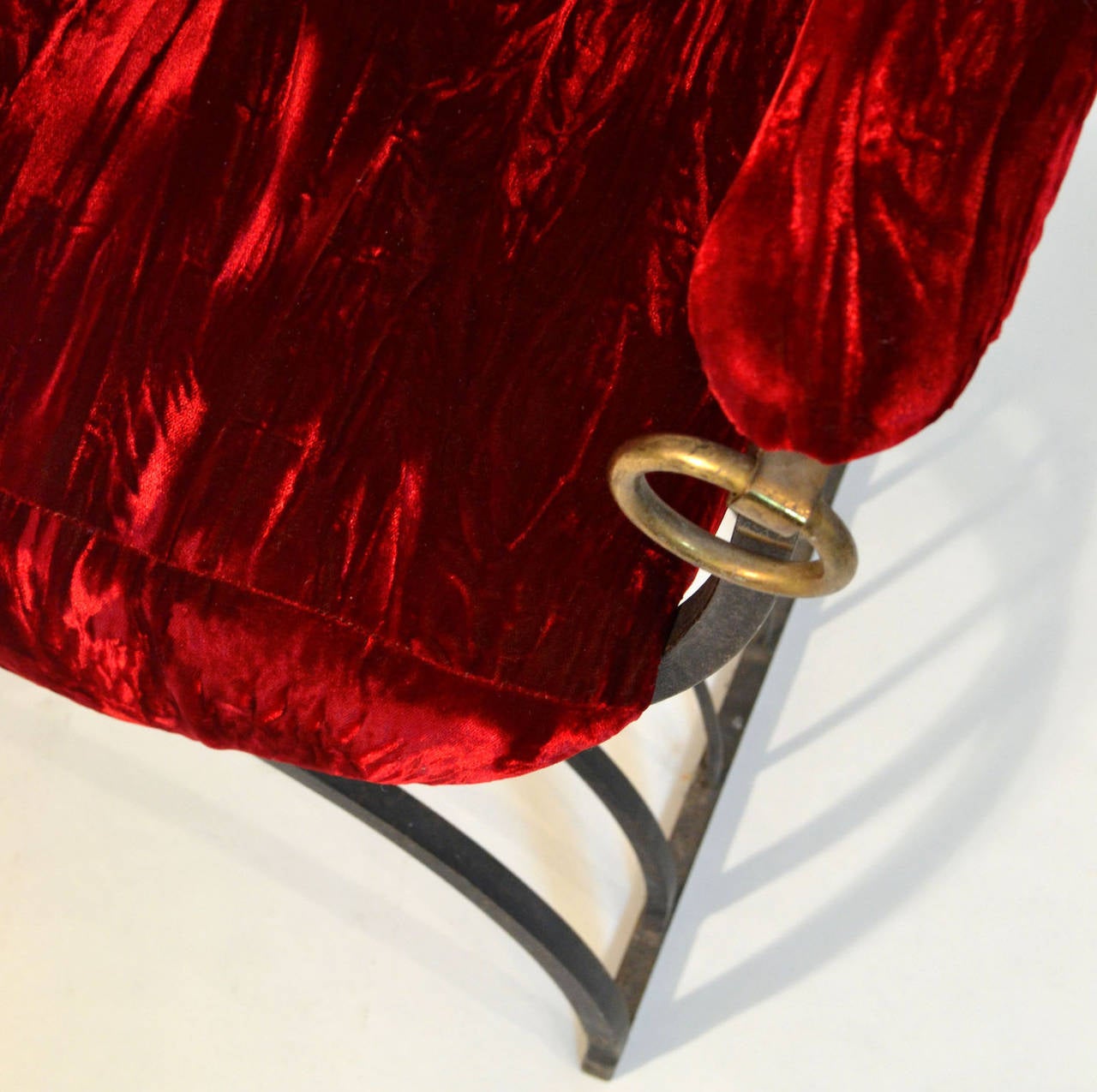 Regal Chair with Ruby Red Velvet 1