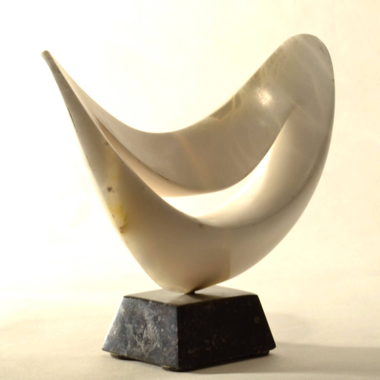Alabaster Abstract Sculpture at 1stDibs