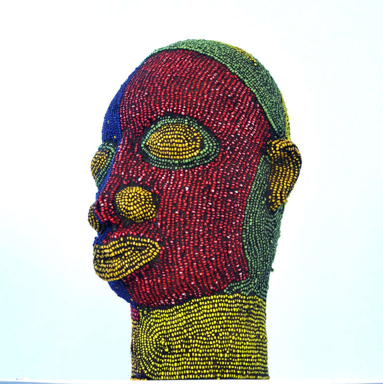 Other Nigerian Male Beaded Head