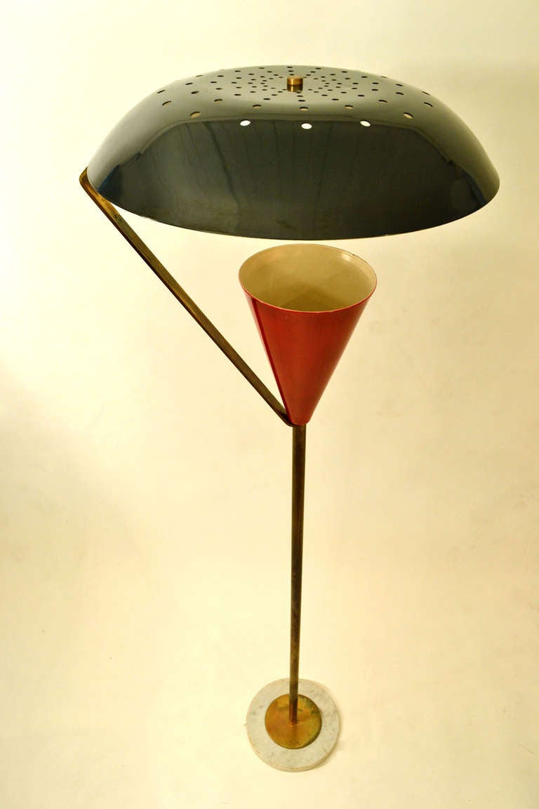 Sculptural Italian 1950's Floor Lamp In Good Condition In London, GB