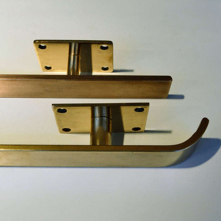 1960\'s Brass Pair of Push and Pull Door Handles at 1stdibs 1960\'s Brass Pair of Push and Pull Door Handles at 1stdibs