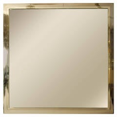 24-Karat Gold-Plated Brass Mirror by Belgo Chrome