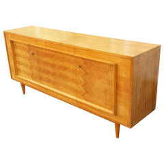 Vintage Italian Blond 1950's Sideboard Attributed to Vittorio Dassi