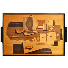 Marquetry Tray 12