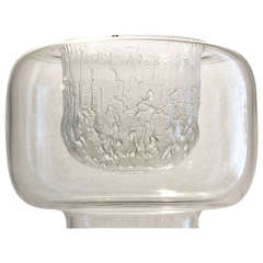 Vintage Original Glass Bowl by Sepaneva for Ittala