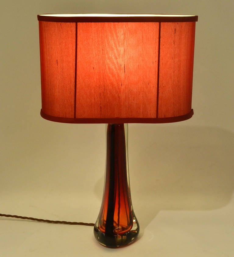 Murano Midcentury Table Lamp by Seguso