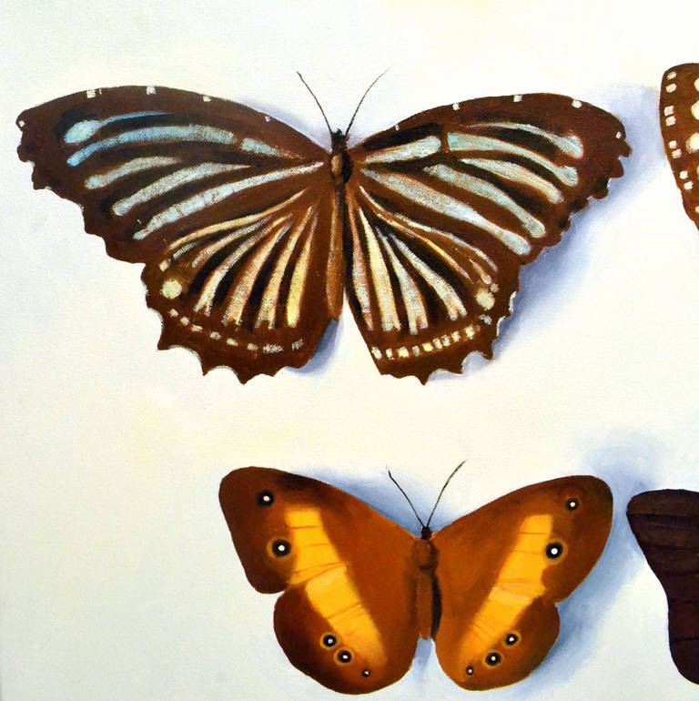 large butterfly painting