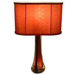 Vintage Murano Midcentury Table Lamp by Seguso