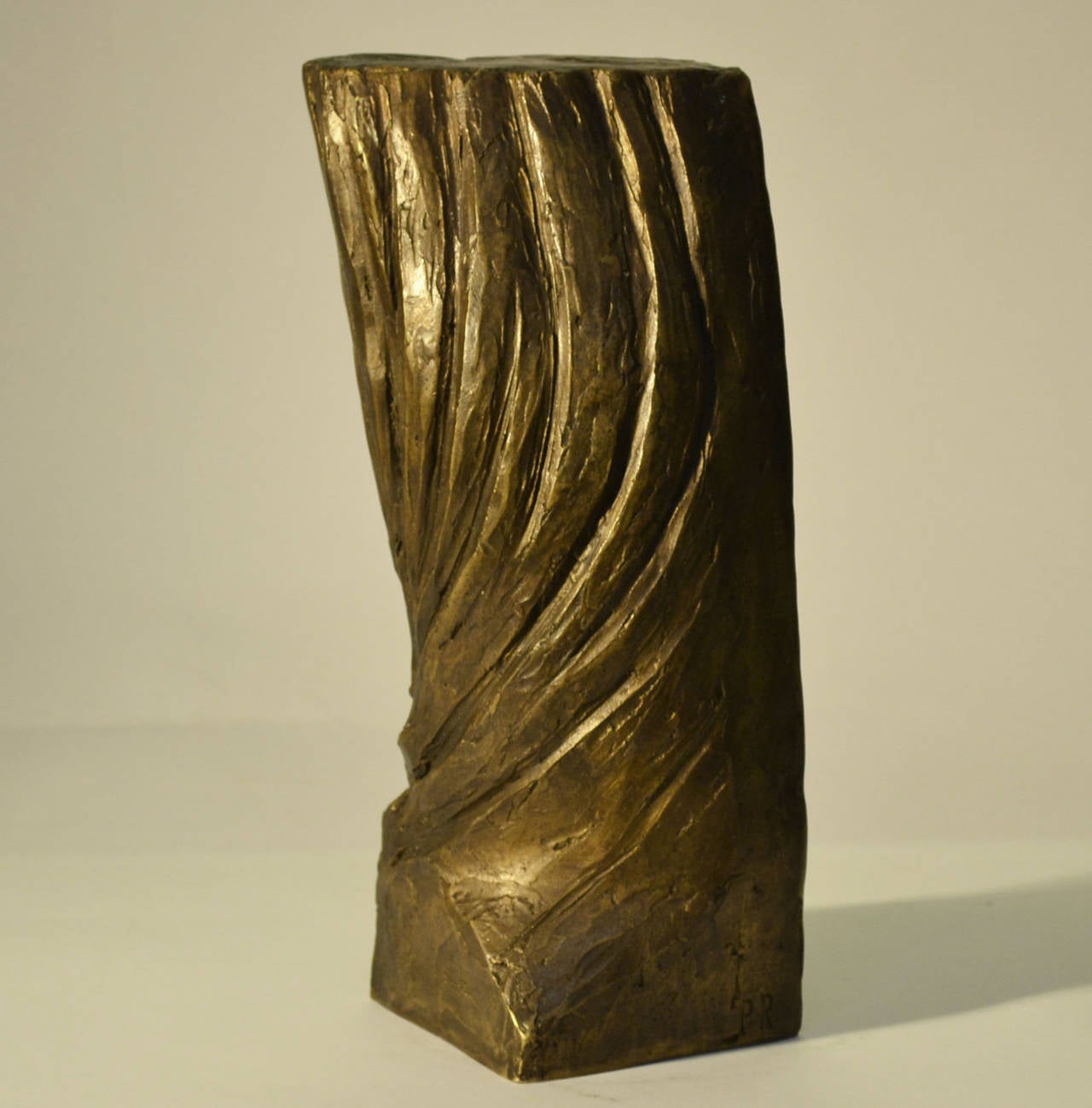 European Melancholic Female Bronze Sculpture