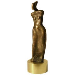 Female Nude Figure in Bronze
