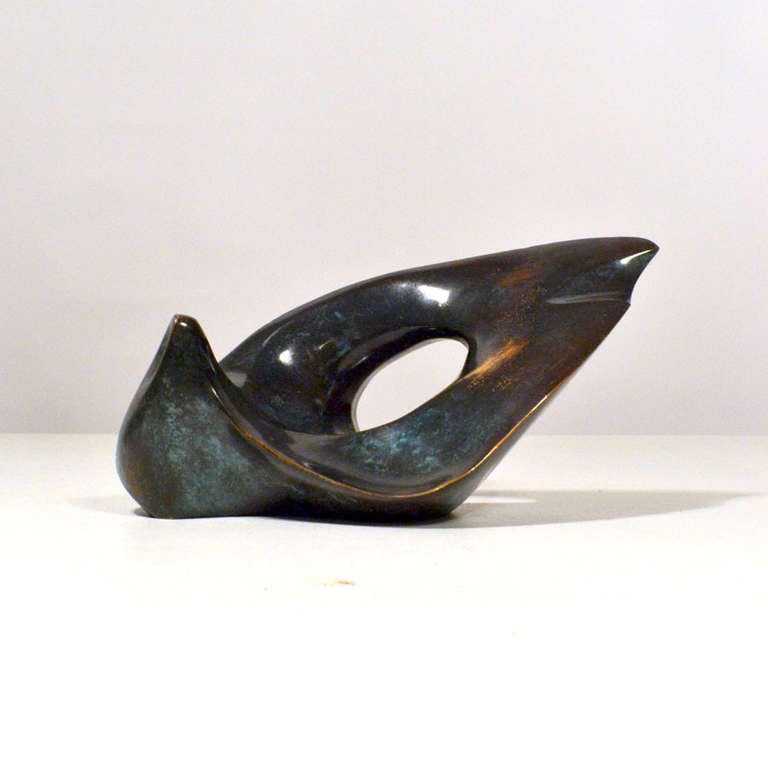 Resting Bird Sculpture