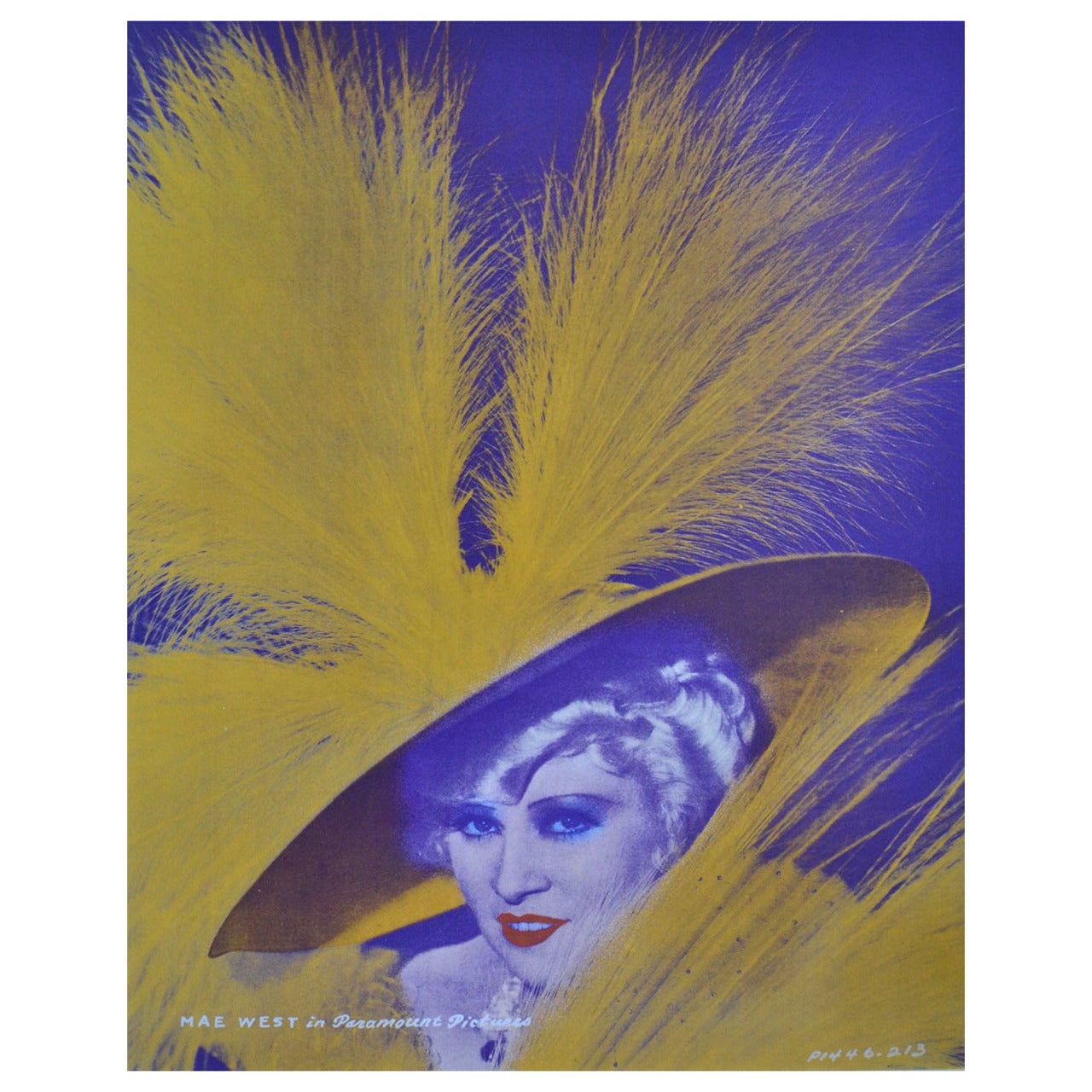 1960's Mae West Screen-Print #1 by David King