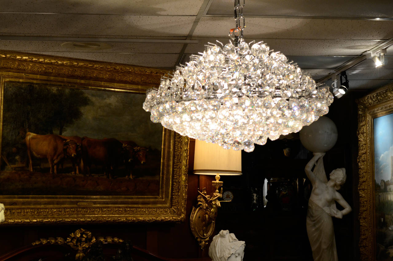 20th Century Italian Cut-Glass Candelier