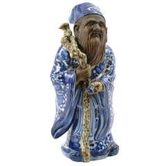 A Chinese Porcelain Figure of the Old Man of the South Pole