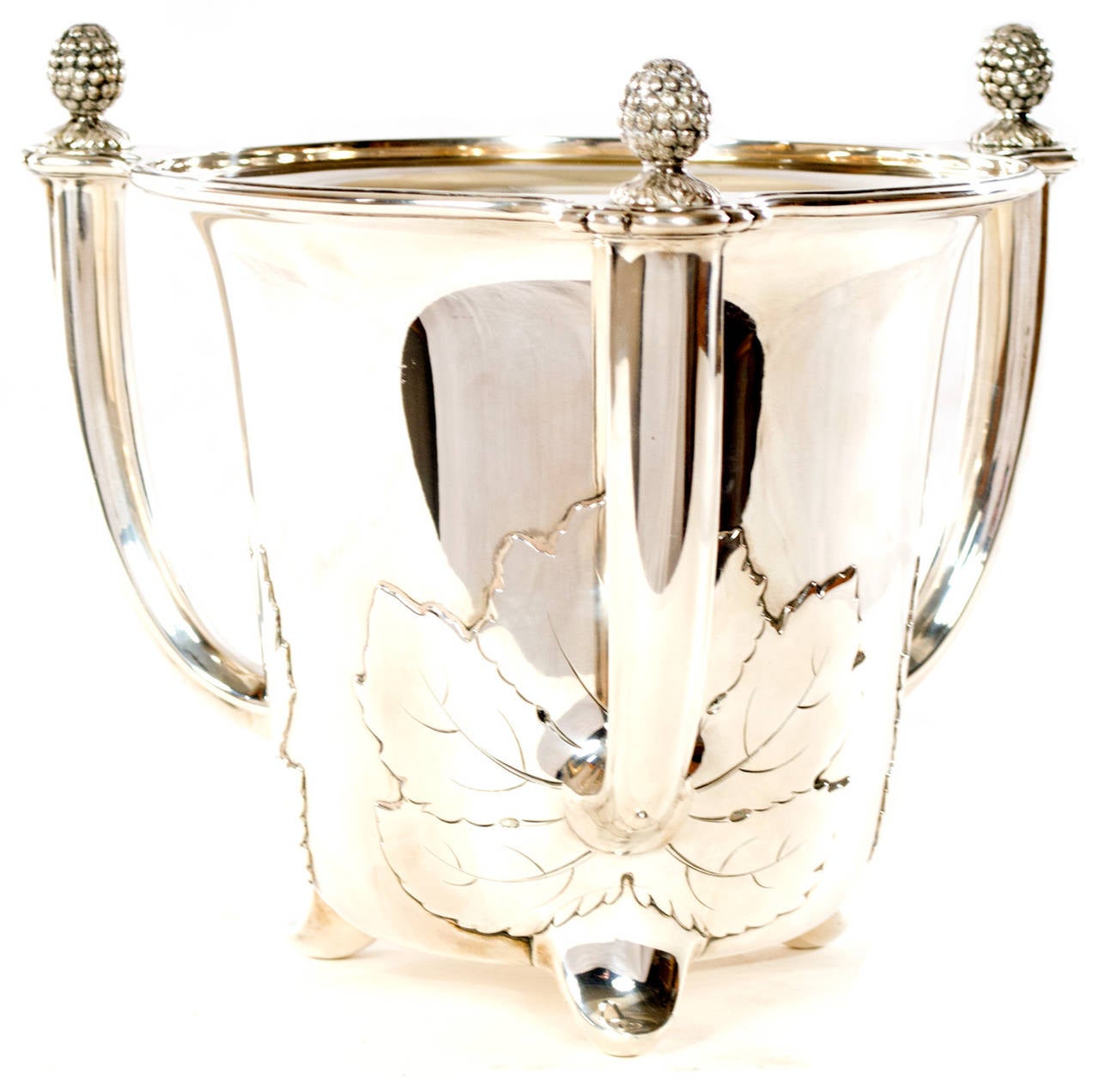 A fine sterling silver love — or loving — cup stamped 