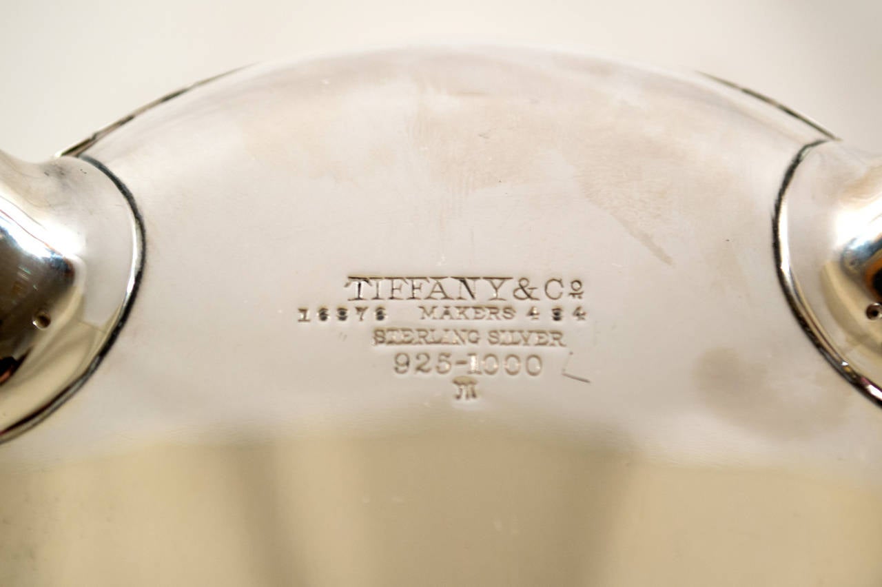 Sterling Silver Tiffany Love Cup with Three Handles In Good Condition In Salt Lake City, UT