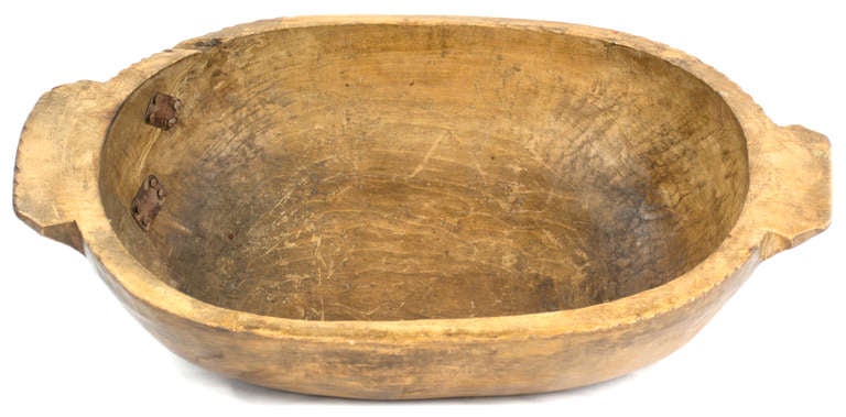 A farm-table bowl made near Paris during the last quarter of the nineteenth century.