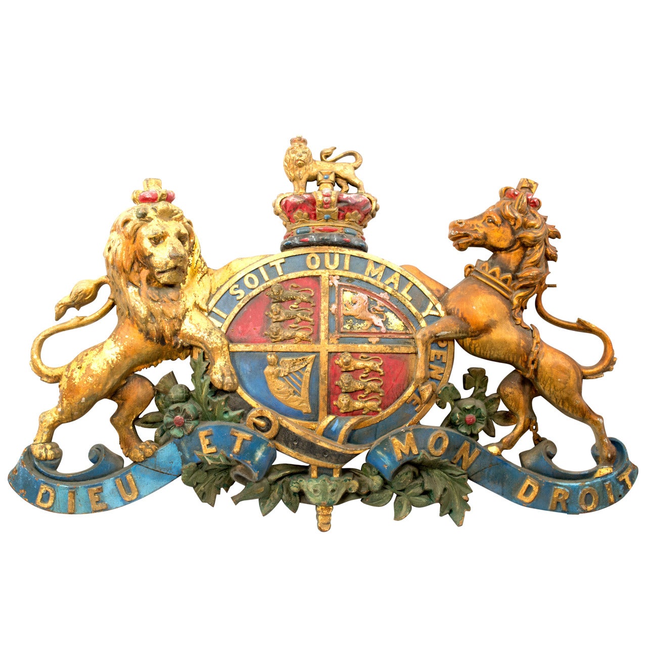 Large Iron Crest of the British Royal Family
